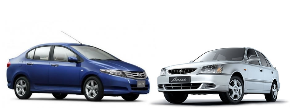 Honda city on rental